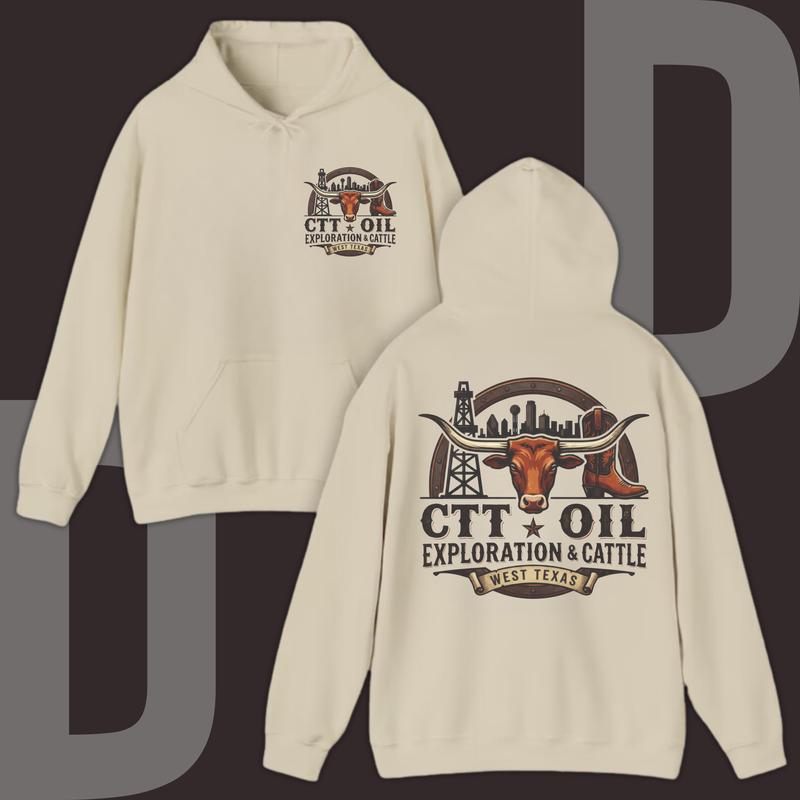 CTT Oil Exploration &amp; Cattle Hoodie