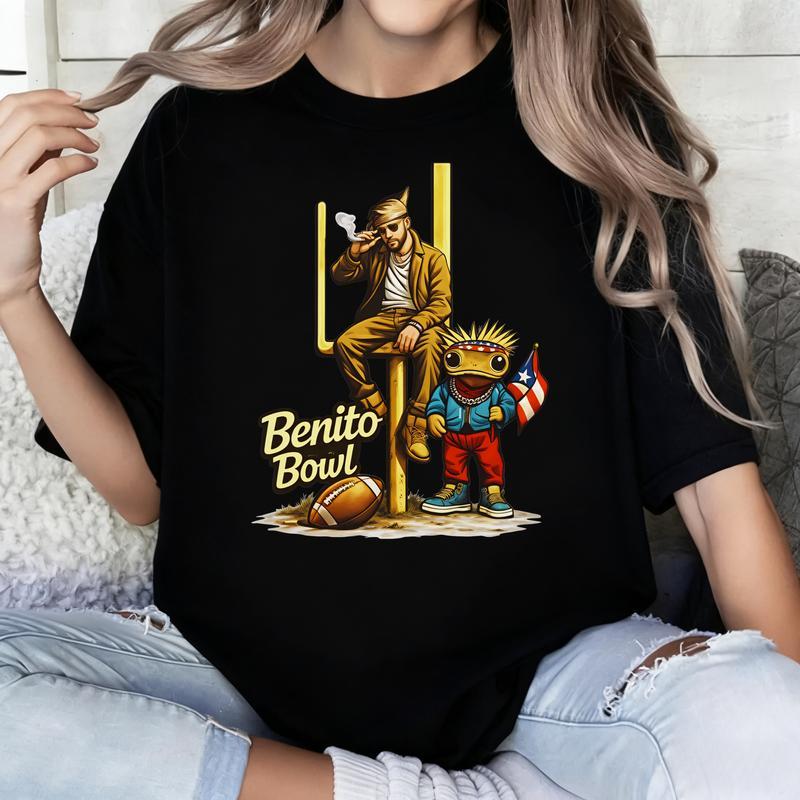 Benito Bowl Halftime Football Graphic Unisex T-Shirt