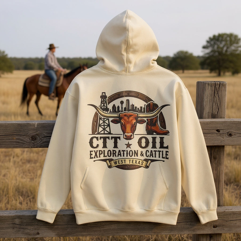 CTT Oil Exploration &amp; Cattle Hoodie