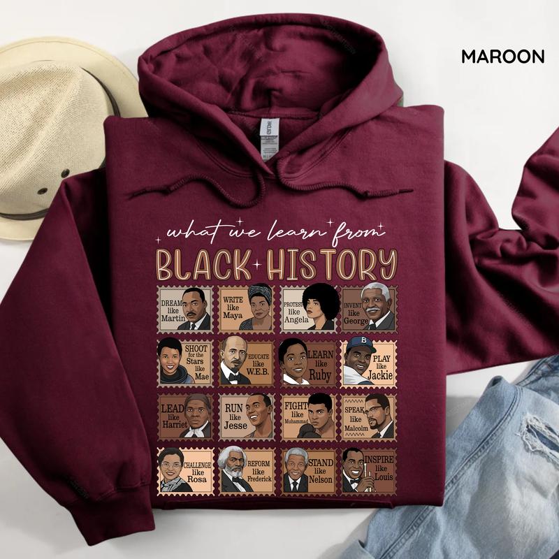 What We Learn From Black History Gildan Hoodie