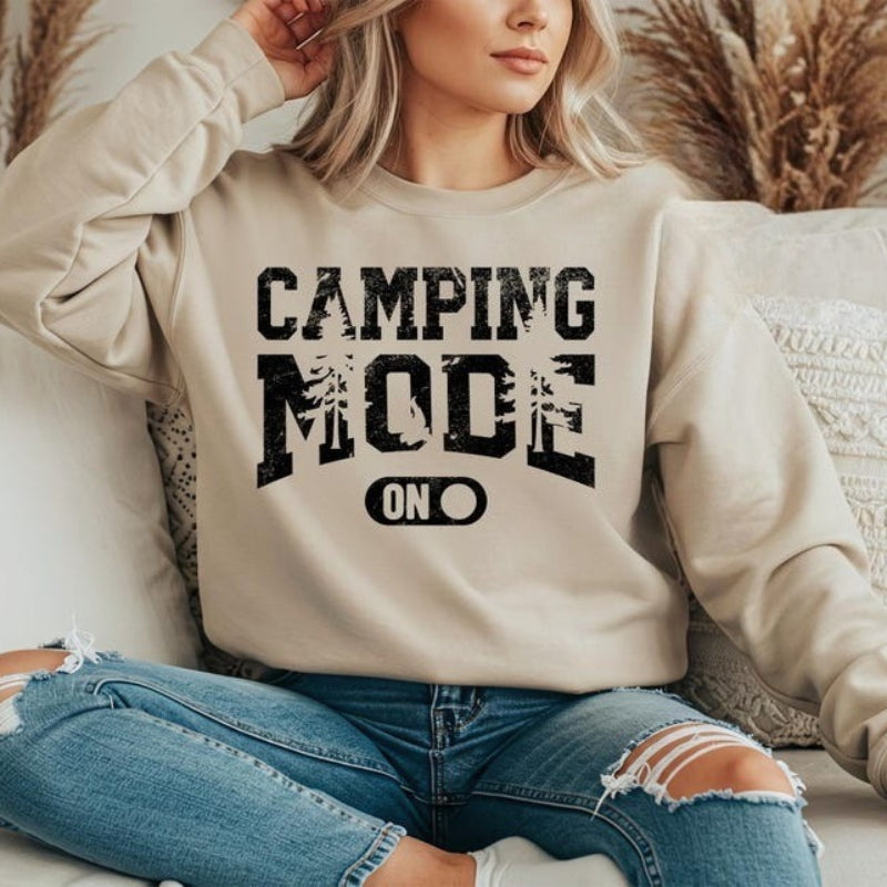 Camping Hiking Adventure Unisex Sweatshirt 