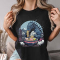 Funny Ramen Monster Japanese Anime Unisex Tee 