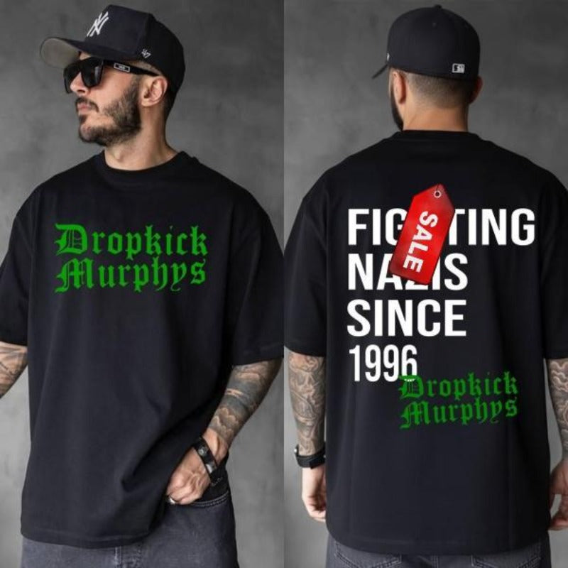 Fighting Na/zis Since 1996 Shirt Anti Fascist Statement Tee
