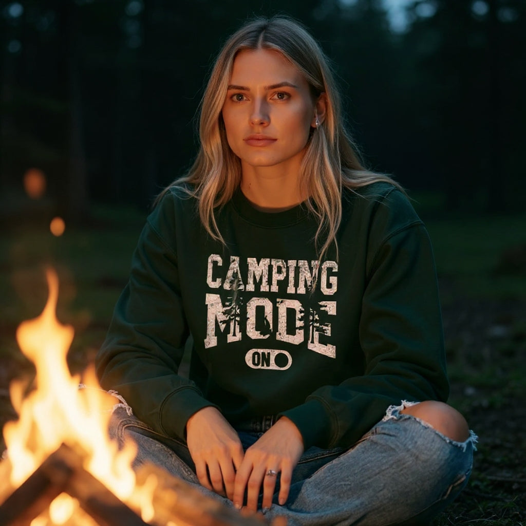 Camping Hiking Adventure Unisex Sweatshirt 