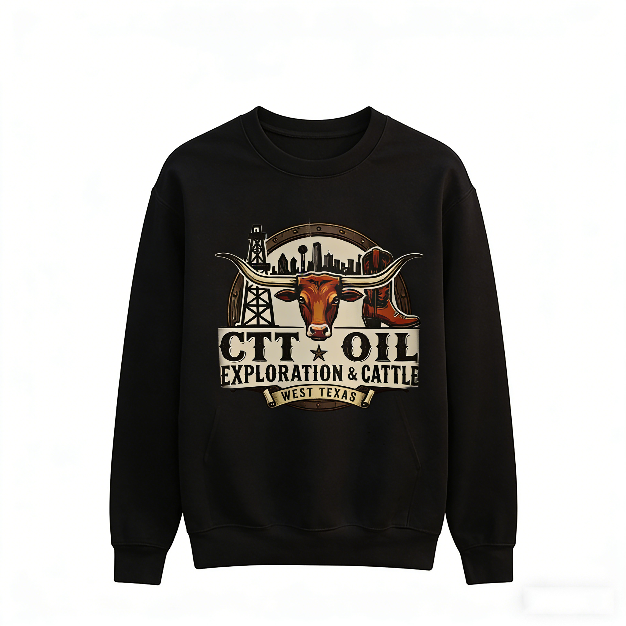 CTT Oil Exploration &amp; Cattle Hoodie