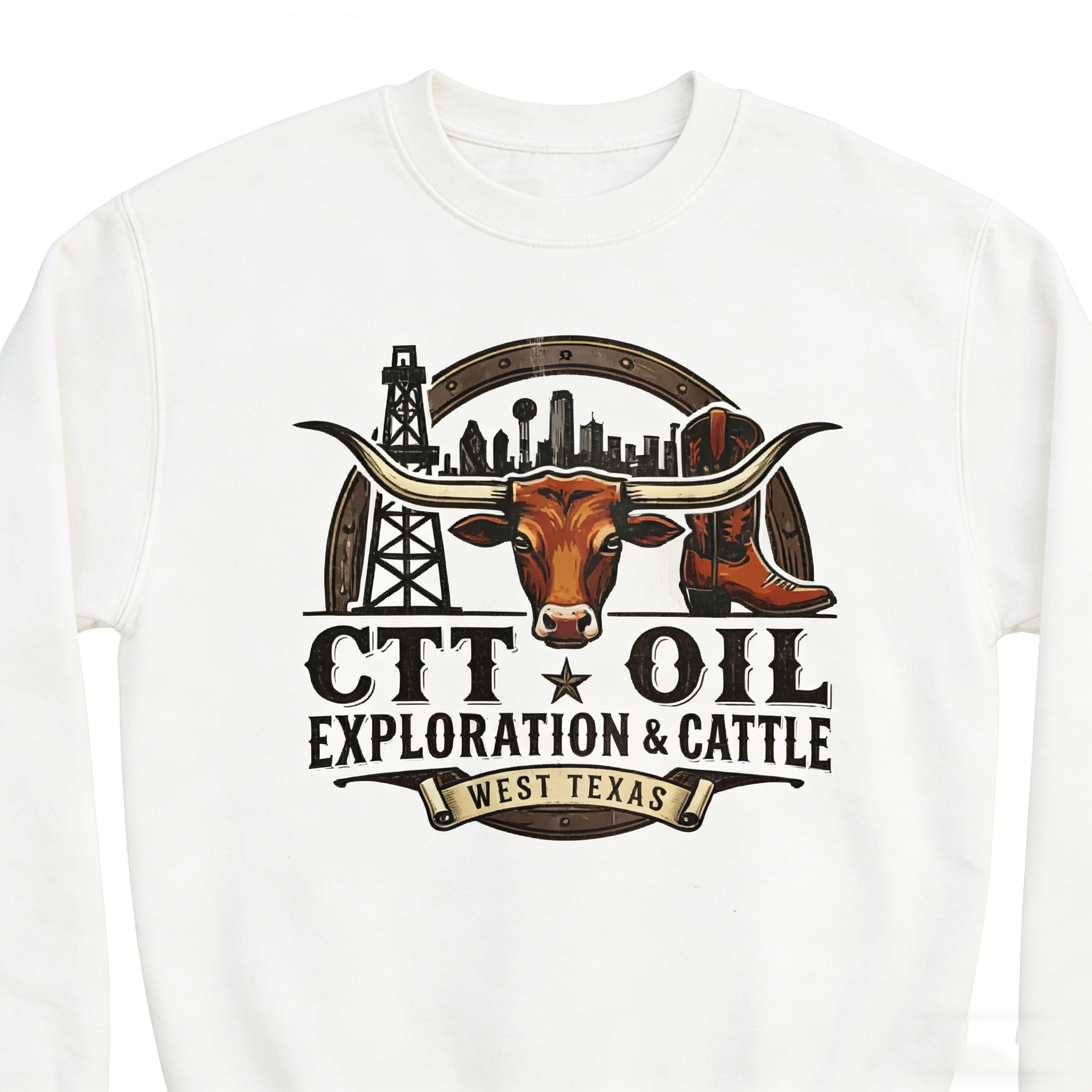 CTT Oil Exploration &amp; Cattle Hoodie