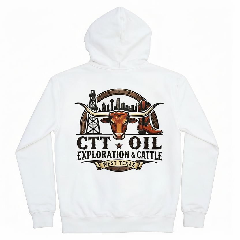CTT Oil Exploration &amp; Cattle Hoodie