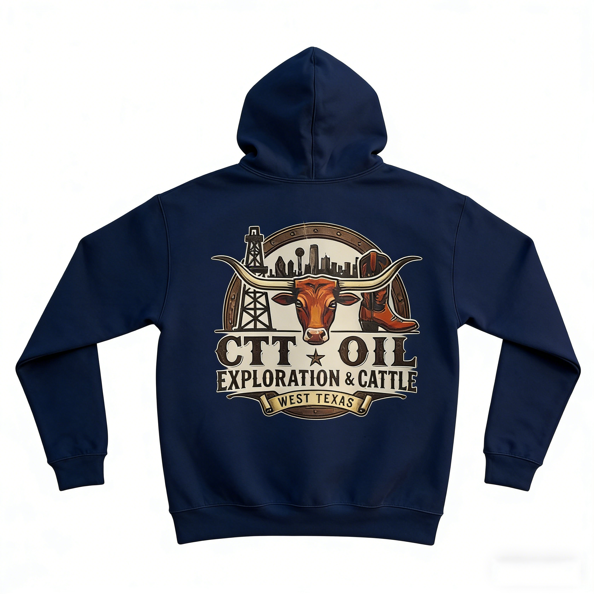CTT Oil Exploration &amp; Cattle Hoodie