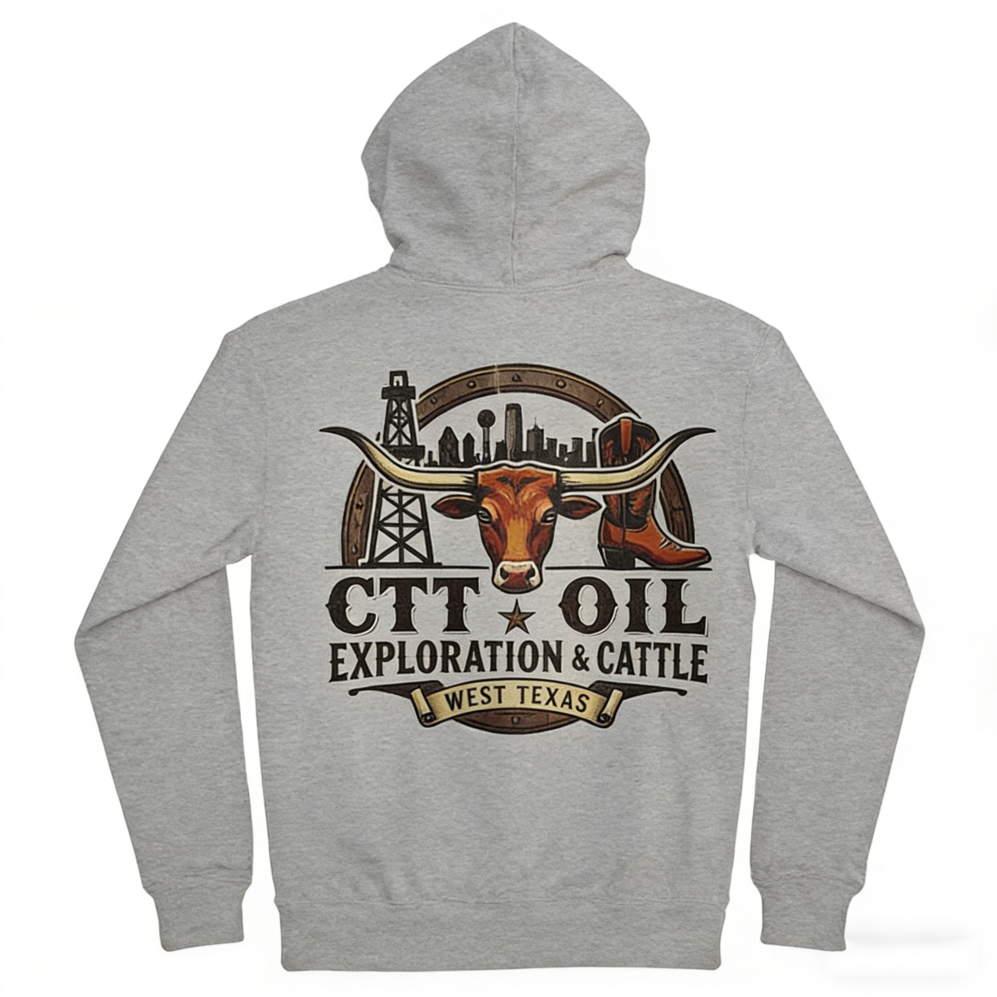 CTT Oil Exploration &amp; Cattle Hoodie