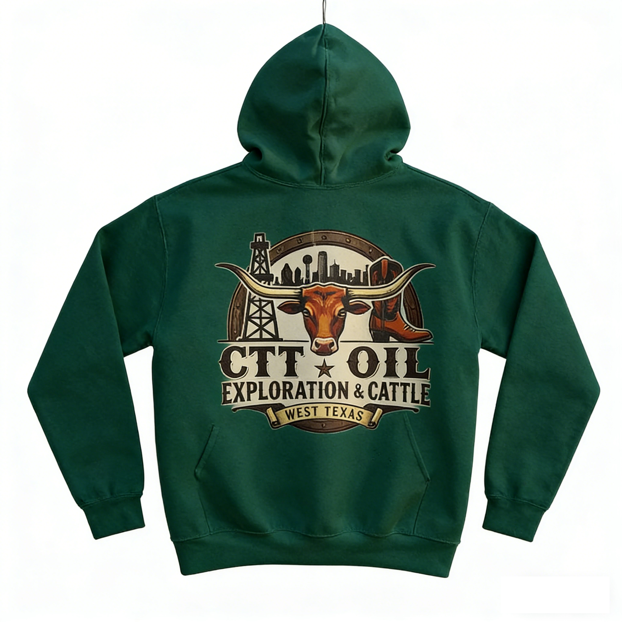 CTT Oil Exploration &amp; Cattle Hoodie