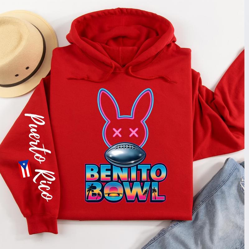 Benito Bowl Hoodie Fan Gift | #BBunnyy Puerto Rico Sweatshirt