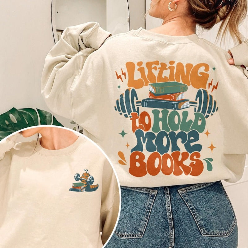 Bookish Pump Cover Motivational Gym Unisex Hoodie 