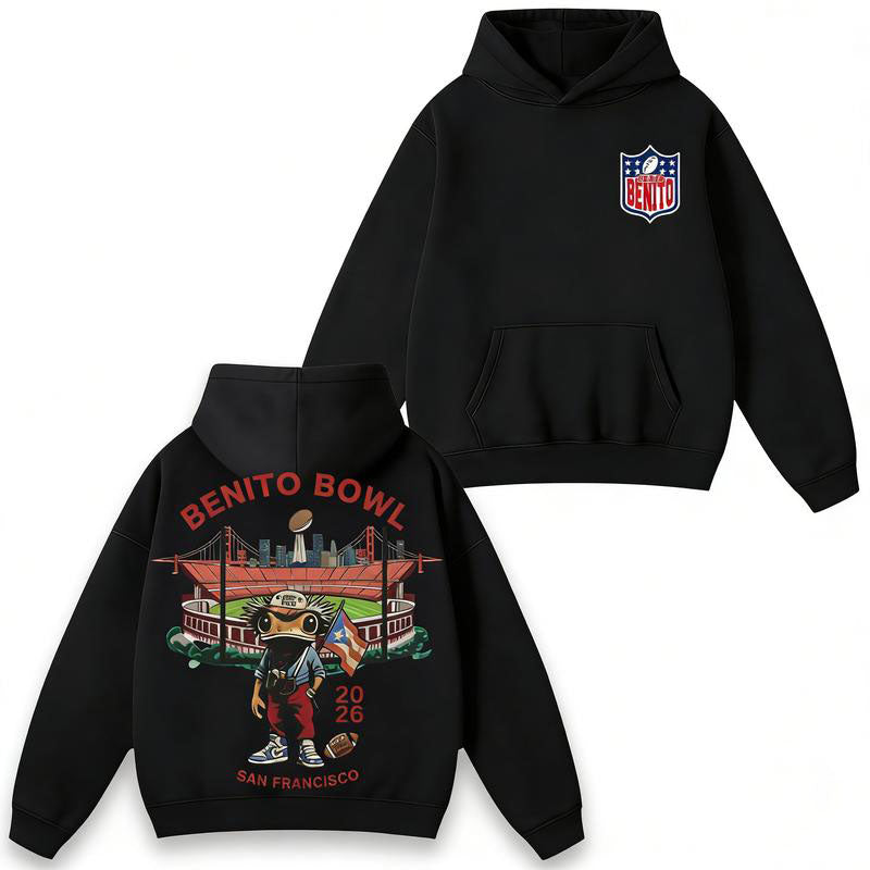 Benito Bowl 2026 Vintage Football Graphic Unisex Shirt