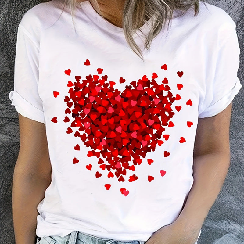 Heart Cluster Valentine's Day Tee
