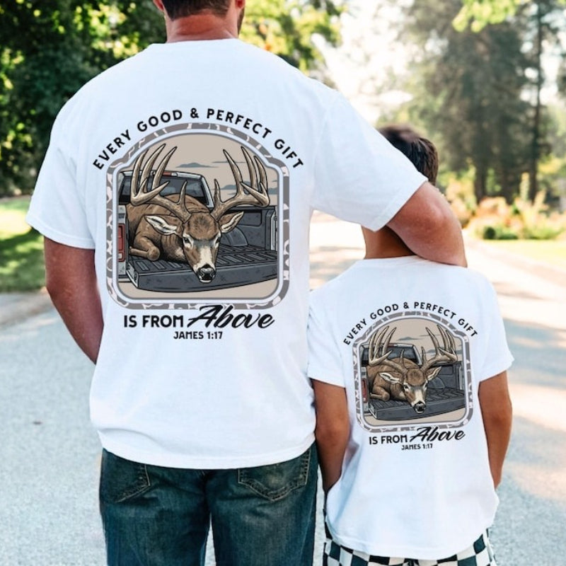 Christian Deer Hunter Bible Verse Unisex T-Shirt 